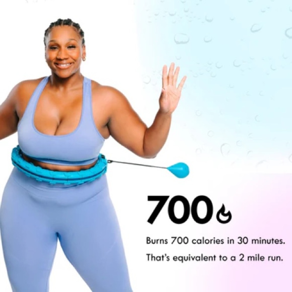 🆕 Infinity Hoop 🤩 Full Body Workout Color Blue!